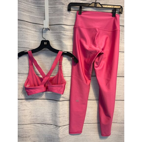 Alo Yoga High-Waist Airlift Leggings and Strength Bra Size XS - Picture 2 of 3